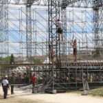 В Херсонесе начался монтаж сцены для IV ежегодного оперного фестиваля