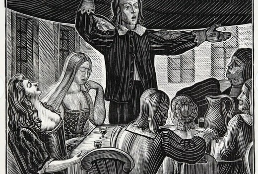 В. А. Фаворский. "Пир во время чумы"