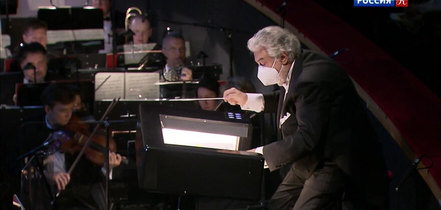 Пласидо Доминго впервые встал за дирижерский пульт Большого театра