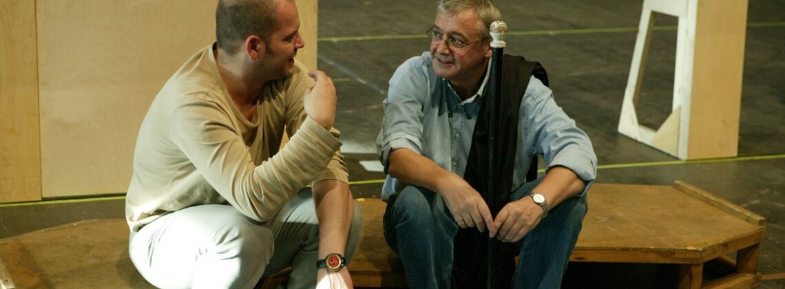 Грэм Вик Грэм Вик на репетиции с Флорианом Бёшем (Папагено). Фото - Дамир Юсупов / Большой театр России. Фото - Дамир Юсупов / Большой театр России