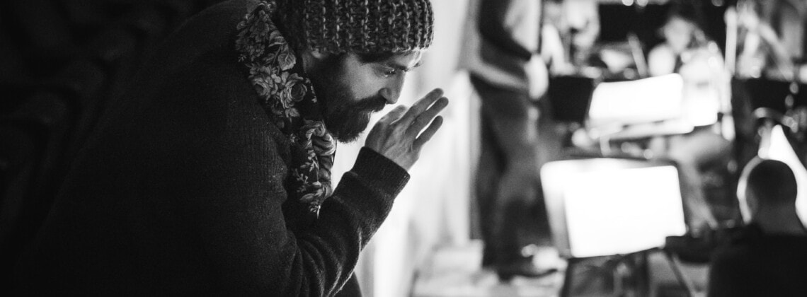 Марат Гацалов на репетиции. Фото - Андрей Чунтомов