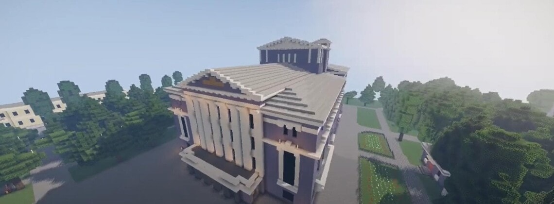 Пермский театр оперы и балета в Minecraft
