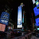 Билборд с портретом Чайковского появился на Таймс-сквер