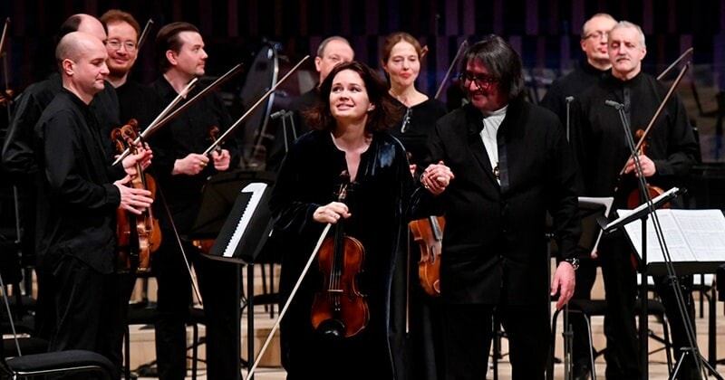 Патрисия Копачинская, Юрий Башмет, "Солисты Москвы". Фото - Юлий Иванко