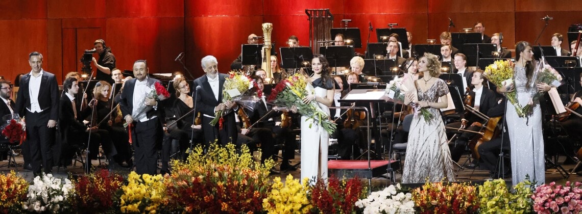 На гала-концерте Пласидо Доминго в Большом театре. Фото - Дамир Юсупов