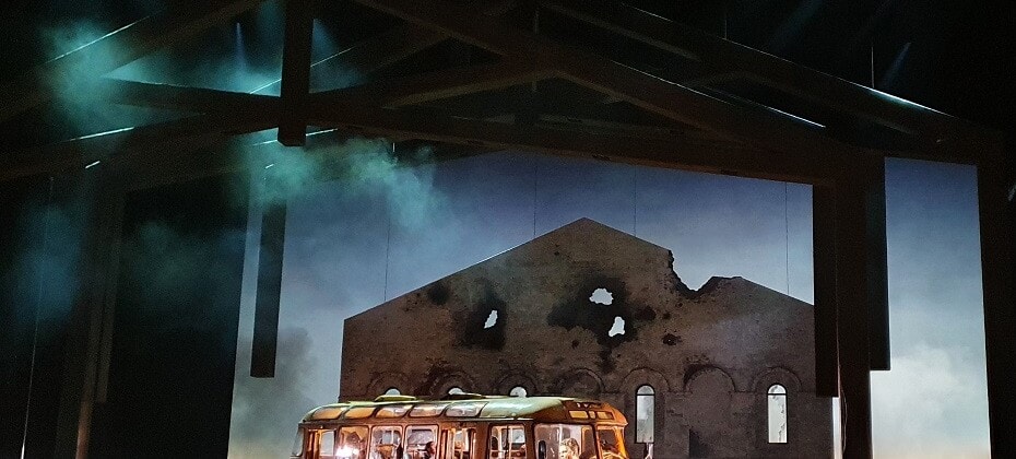 Сцена из оперы Чайковского "Мазепа" в постановке Евгения Писарева в Большом театре