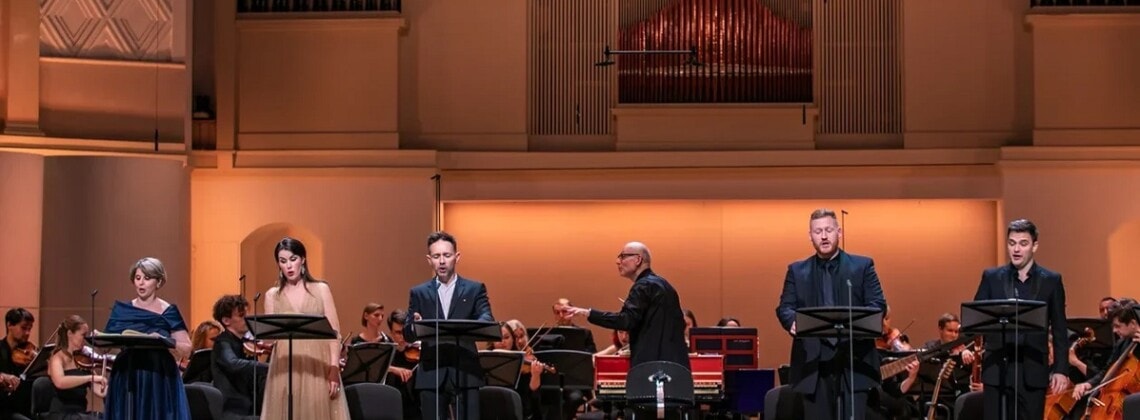 Концертное исполнение оперы Генделя "Роделинда". Фото предоставлено пресс-службой МГАФ