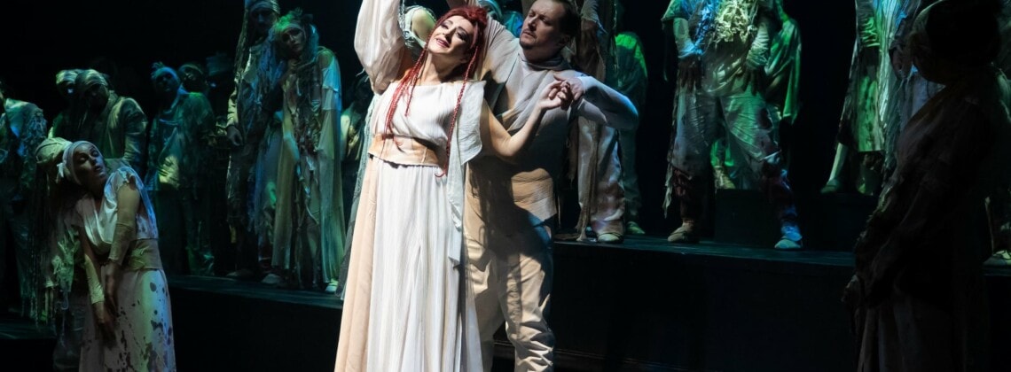 В «Геликон-опере» завершилась премьерная серия оперы «Альфа и Омега». Фото - Антон Дубровский