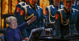 Александра Пахмутова в Большом театре на открытии фестиваля Валерия Халилова