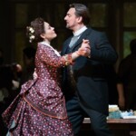 Айлен Перес, - Татьяна, Игорь Головатенко - Онегин. Фото - www.metopera.org