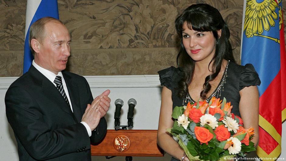 Анна Нетребко и Владимир Путин в Мариинском театре 27 февраля 2008 года