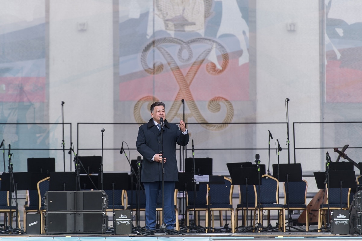 Михаил Брызгалов на открытии фестиваля «Петровские музыкальные Ассамблеи»