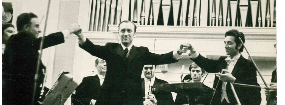 Первый авторский концерт Родиона Щедрина 2 июня 1972 года. Симфонический оркестр филармонии, дирижер Юрий Темирканов. Фото из архива Петербургской филармонии