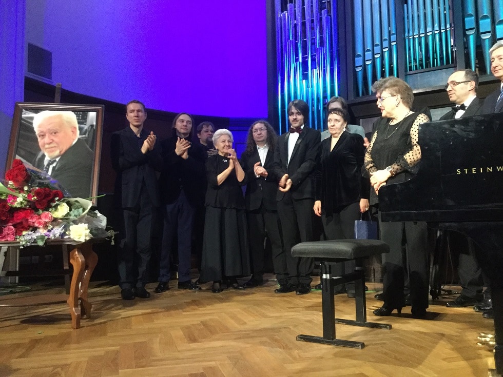 Общая фотография солистов программы вечера памяти А. С. Скрябина