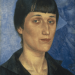 узьма Петров-Водкин. Портрет А.А. Ахматовой. 1922. Государственный Русский музей