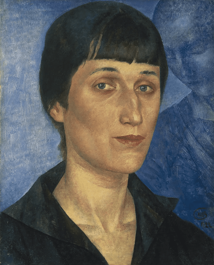 узьма Петров-Водкин. Портрет А.А. Ахматовой. 1922. Государственный Русский музей