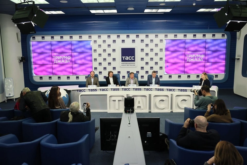 Пресс-конференция, посвященная проведению XXIII Международного фестиваля «Триумф джаза»