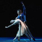Сцена из балета "Медный всадник" в Астраханском театре оперы и балета