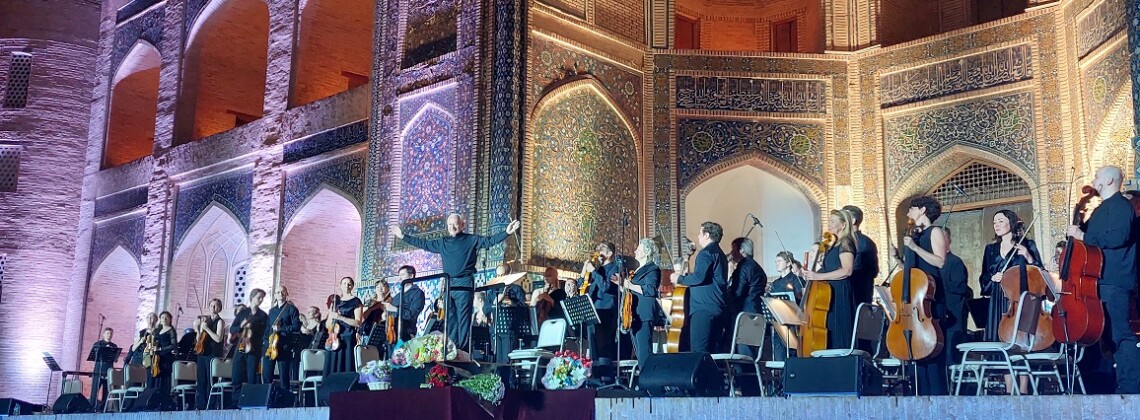 Владимир Спиваков и НФОР на концерте в Бухаре