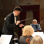 Илья Дербилов и оркестр Липецкой филармонии. Фото - Игорь Кондратьев