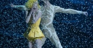 Герда - Ксения Рыжкова, Благородный северный олень - Денис Дмитриев. Фото - Александр Филькин