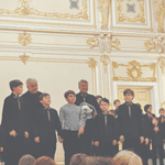 Хор мальчиков исполнил водевиль «Золота тщета». Фото предоставлено пресс-службой Санкт-Петербургской филармонии