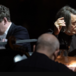 Юрий Башмет, «Солисты Москвы» и Денис Мацуев играют Фортепианный концерт Шнитке. Фото -- Алексей Молчановский