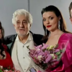 Российская сопрано Ольга Маслова выступила с Пласидо Доминго в Париже