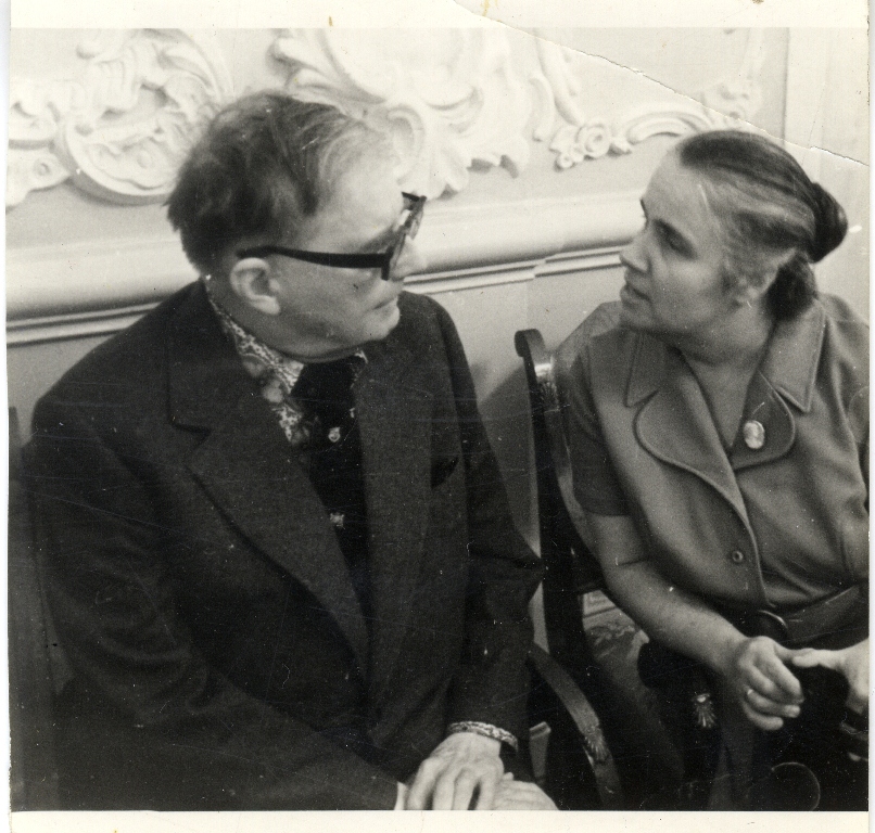 Татьяна Николаева с Дмитрием Шостаковичем. Фото из семейного архива семьи Николаевых