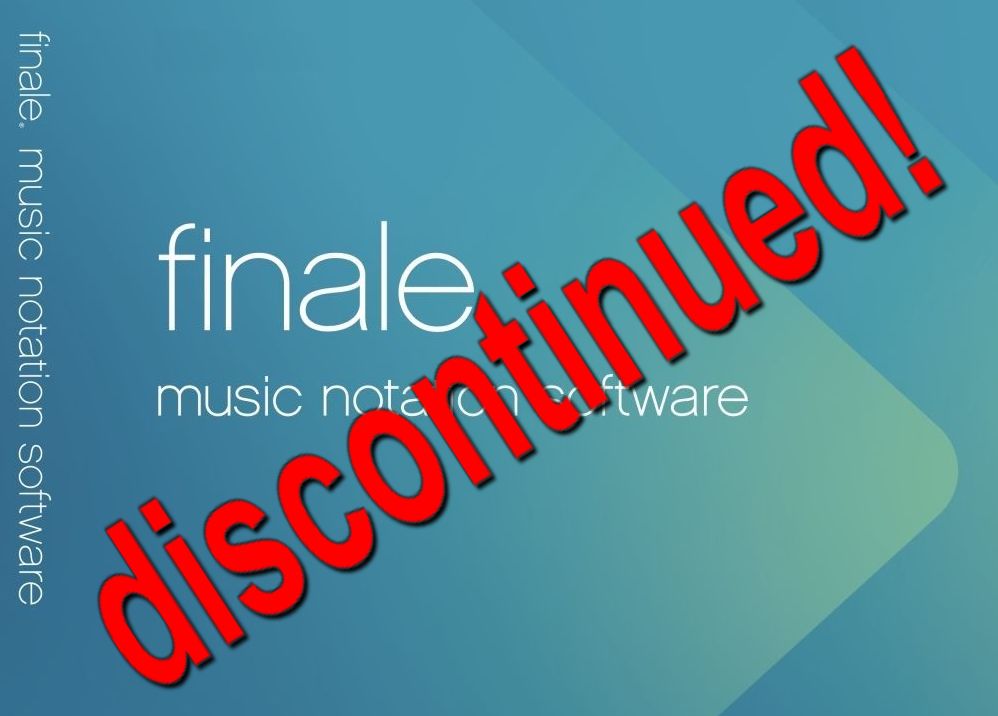 Нотный редактор Finale покидает рынок