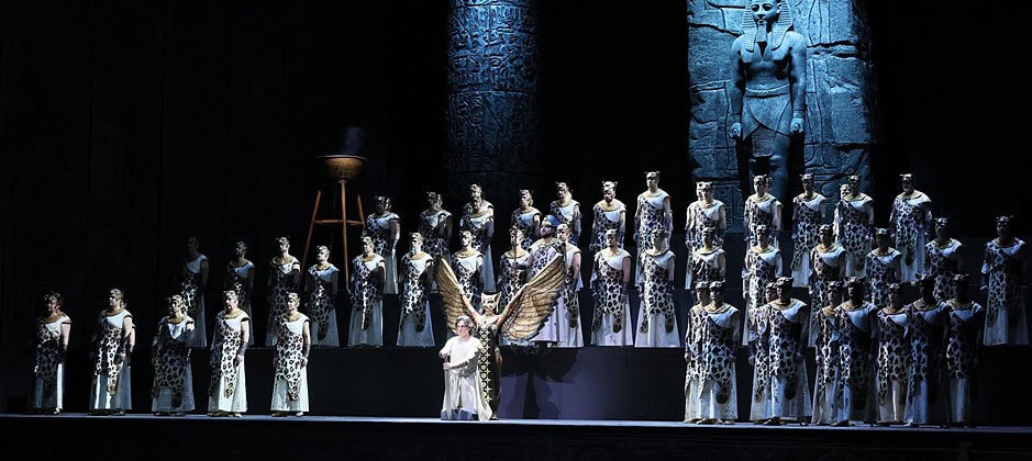 Сцена из оперы Дж. Верди "Аида". Мариинский театр, 2025 год. Фото - Наташа Разина