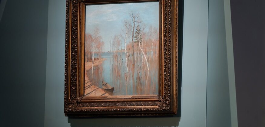 Пейзаж Исаака Левитана “Весна — большая вода” (1897, холст, масло)