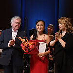 Виктор Третьяков, Александра Ли, Наталья Лихопой. Фото -- Дарья Кривицкая