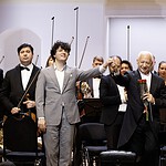 Владимир Спиваков, Реми Женье. Фото - Евгений Евтюхов