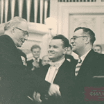 Александр Свешников, Евгений Светланов, Георгий Свиридов. Концерт 26 марта 1957 года, Большой зал филармонии