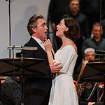 Алексей Татаринцев (Герцог) и Ирина Байкова (Джильда). Фото -- Никита Чунтомов