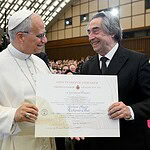 Папа Римский Лев XIV и Риккардо Мути