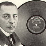 Изображение Сергея Рахманинова в рекламе звукозаписывающей компании Виктор (1921)