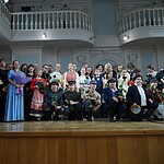 Участники Всероссийского конкурса ансамблей «Семейное музицирование». Фото - Александр Корнеев