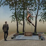Проект памятника © Андрей Коробцов. Фото предоставлено пресс-службой Мариинского театра