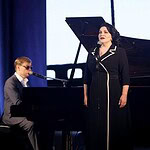 Хибла Герзмава и Олег Аккуратов. Фото -- Александр Шапунов