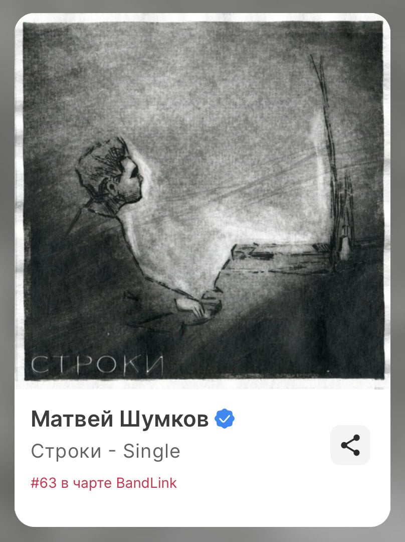 Молодой композитор Матвей Шумков вошёл в ТОП-100 Яндекс BandLink