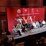 В Бетховенском зале Большого театра состоялись Творческие встречи XV Международного конкурса артистов балета. Фото предоставлено пресс-службой конкурса