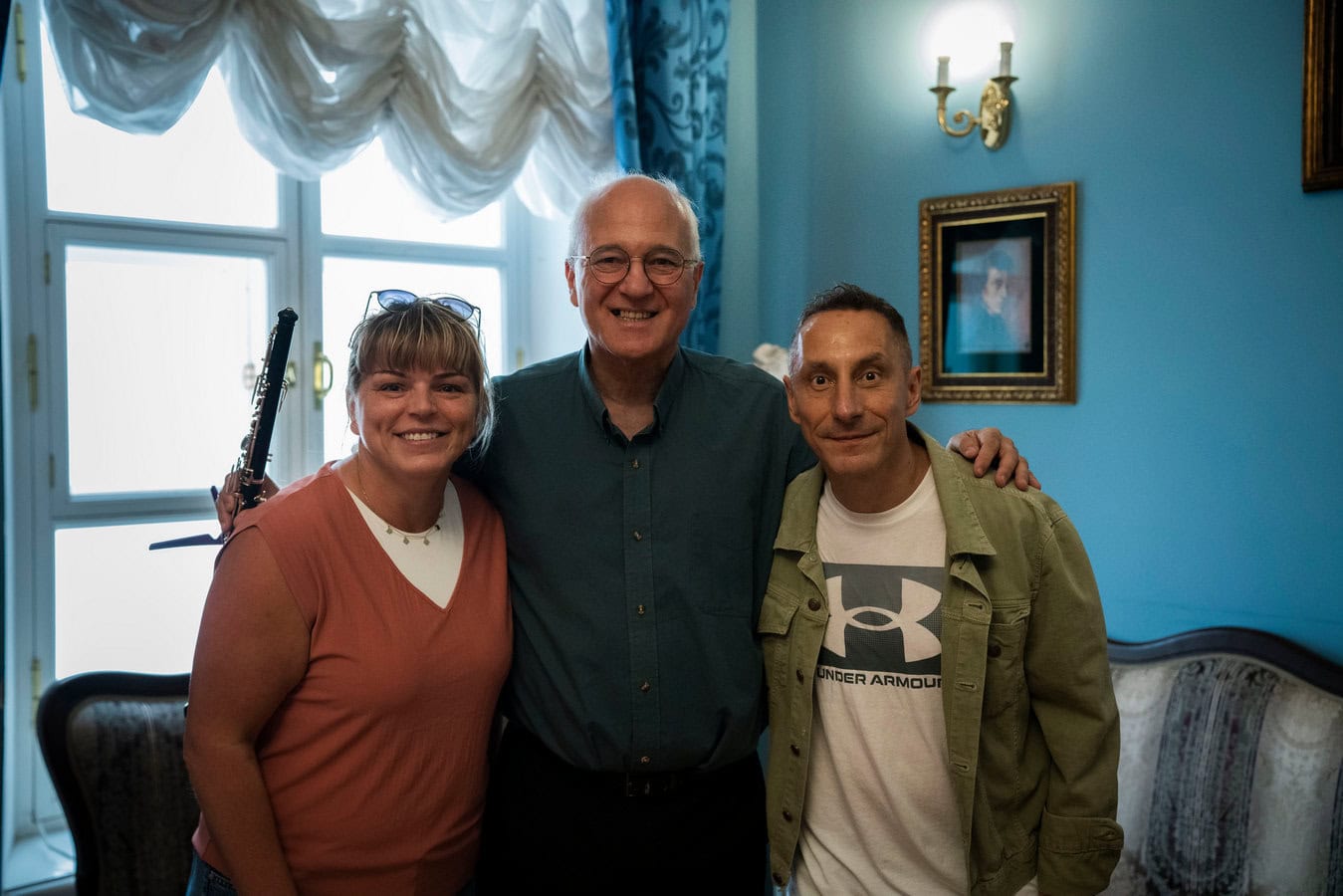 Алекс Кляйн, Екатерина и Денис Освер /фото Анны Зуевой/