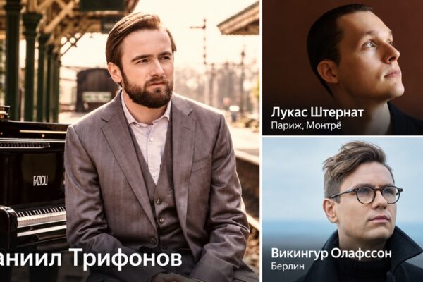 Даниил Трифонов, Лукас Штернат и Викингур Олафссон. Фото: Dario Acosta, Peter Rigaud, Ari Magg