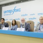 Пресс‑конференция, посвященная итогам Всероссийского конкурса композиторов, организованного Русским музыкальным обществом (РМО). Фото предоставлено Агентством стратегических коммуникаций